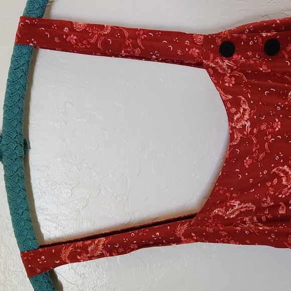 Zara Paisley Sleeveless Jumpsuit, nwt - Picture 7 of 12